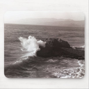 Mousepad Ondas do mar que deixam de funcionar contra a