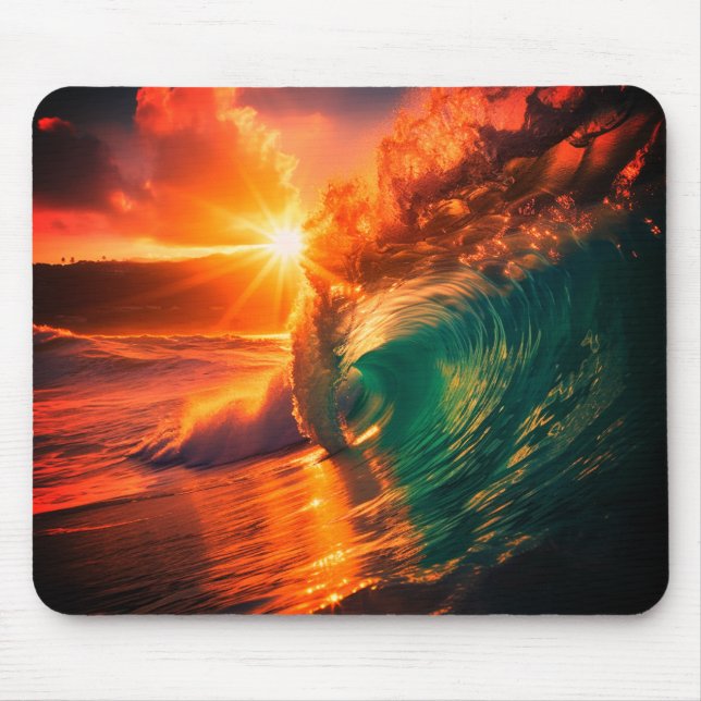 Mousepad Ondas do Oceano (Frente)