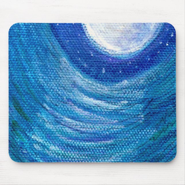 Mousepad Ondas e rodozes luminosos (Frente)