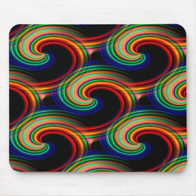 Mousepad Ondas em cores.... (Frente)