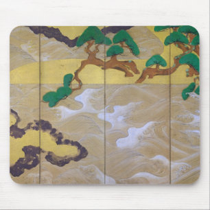 Mousepad Ondas em Matsushima (direita), Tawaraya Sotatsu