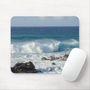Mousepad Ondas Em Maui, Fotografia Da Paisagem Do Havaí
