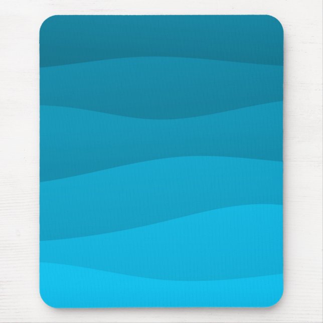Mousepad Ondas marítimas azuis (Frente)