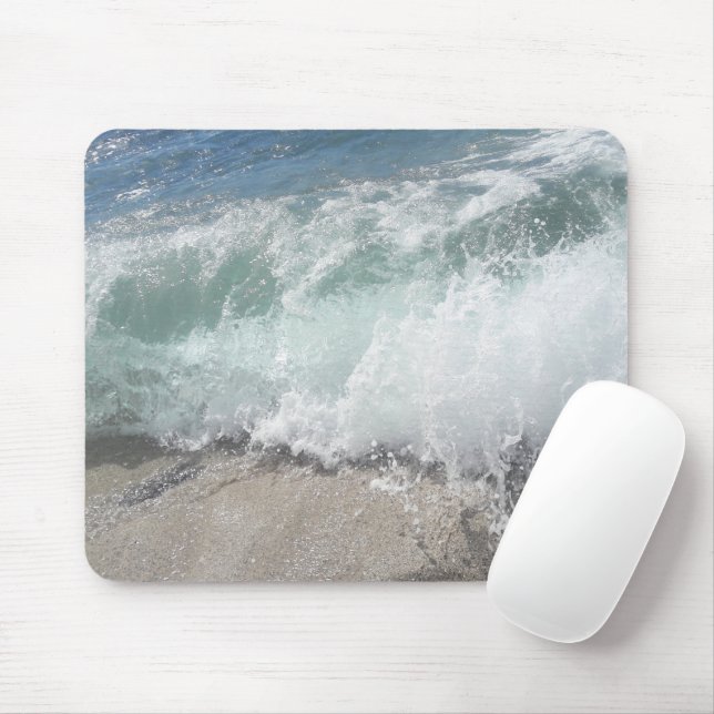 Mousepad Ondas Marítimas De Espuma (Com mouse)