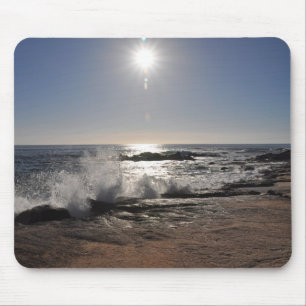 Mousepad Ondas nas Rochas