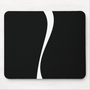 Mousepad Ondas Simples 2 - Preto e Branco