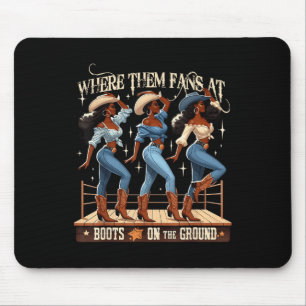 Mousepad Onde Eles Ventilam Em Botas No Chão Engraçado West