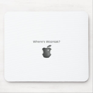 Mousepad onde está o tapete do rato do wozniak