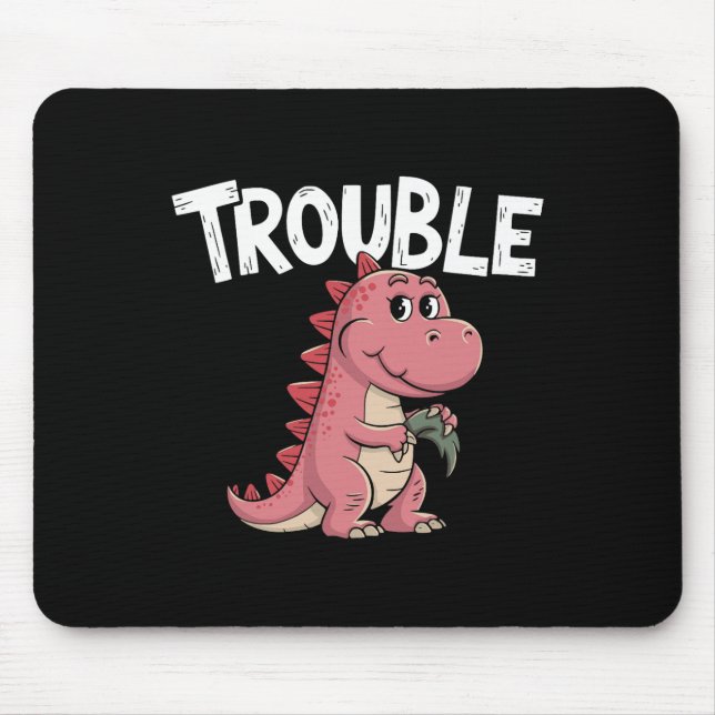 Mousepad Onde Eu Vou o Problema Segue Eu Sou o Problema Din (Frente)