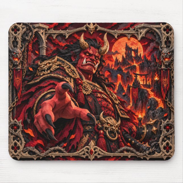 Mousepad Oni, Paper Cut Monster (Frente)