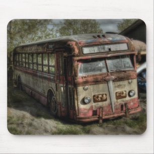 Mousepad Ônibus velho do temporizador