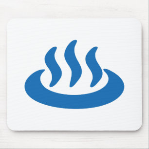 Mousepad Onsen ♨ Hot Primavera 温 泉 Sinal Japonês