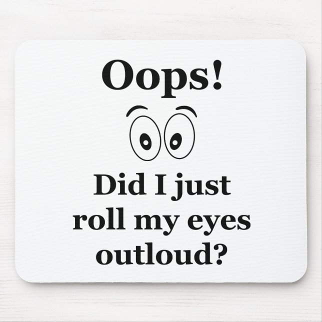 Mousepad Oops! (Frente)