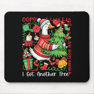 Mousepad Oops Eu Tenho Outra Feliz De Árvore Goosemas Natal