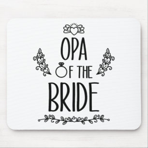 Mousepad Opa Da Noiva Festa de Casamento Família