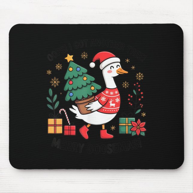 Mousepad Opa, Peguei Outra Árvore Merry Goosemas (Frente)