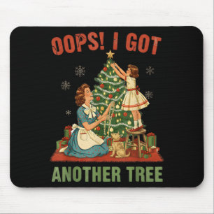 Mousepad Opa, Peguei Outra Árvore Natal Feriado Vintage