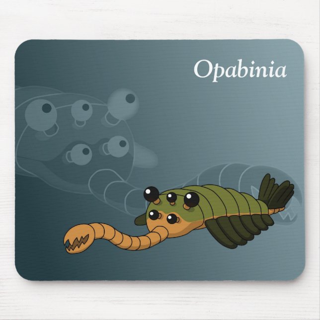Mousepad Opabinia - Animal pré-histórico (Frente)