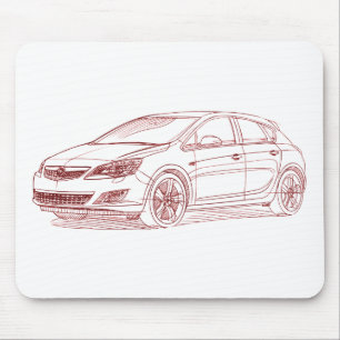 Mousepad Opel Astra 2010