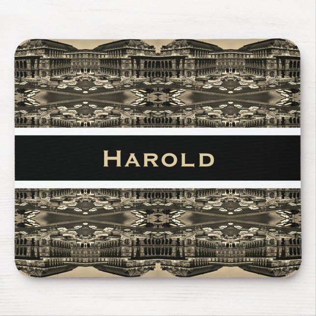 Mousepad Ópera Vintage Áustria Viena Staatsoper (Frente)