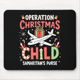 Mousepad Operação Engraçada Família Criança Natal Correspon