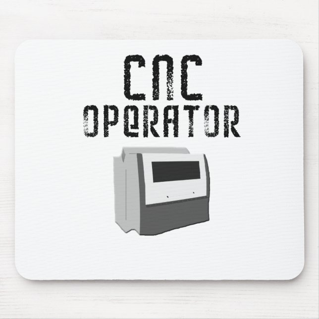 Mousepad Operador do operador do CNC (Frente)