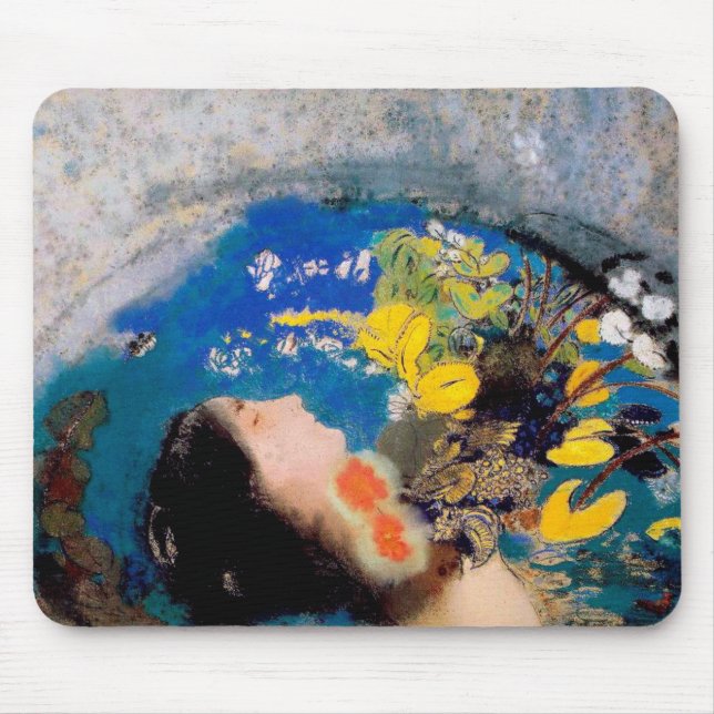 Mousepad Ophelia, Redon (Frente)