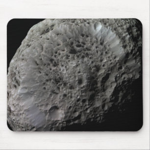 Mousepad opinião da Falso-cor da lua Hyperion de Saturn