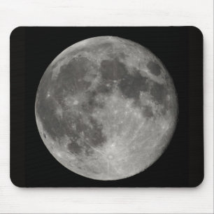 Mousepad Opinião da Lua cheia da terra
