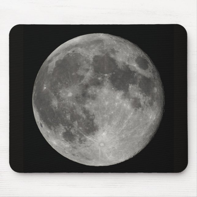 Mousepad Opinião da Lua cheia da terra (Frente)
