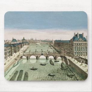 Mousepad Opinião de perspectiva de Paris do Pont real
