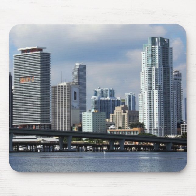 Mousepad Opinião do beira-rio de Miami (Frente)