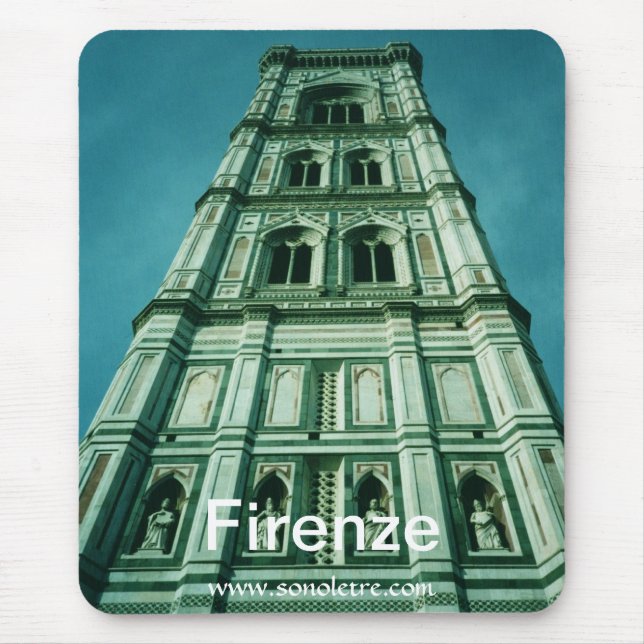 Mousepad Opinião do Campanile de Firenze (Frente)