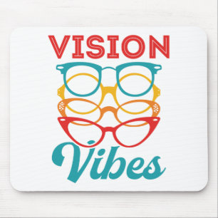 Mousepad Óptico Optometria Optometria de Vibes de Visão