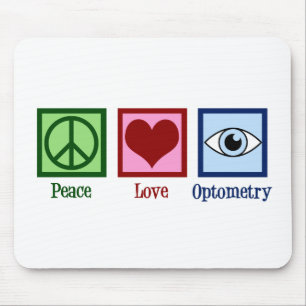 Mousepad Optometria de Amor pela Paz Optometria