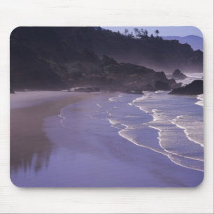 Mousepad OR, Ecola SP, Praia Indiana com nevoeiro matinal