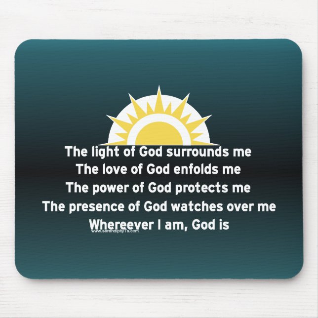 Mousepad Oração da proteção (Frente)