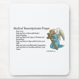 Mousepad Oração de Transcrição Médica