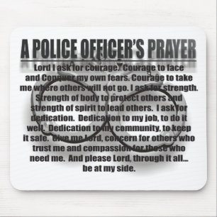 MOUSEPAD ORAÇÃO DOS AGENTES DA POLÍCIA