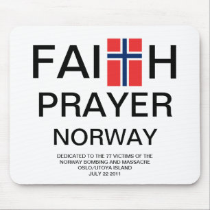 MOUSEPAD ORAÇÃO NORUEGA DA FÉ
