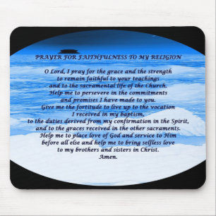 Mousepad Oração religiosa