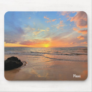 Mousepad Orange Maui Sunset