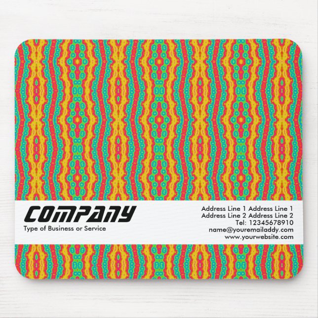 Mousepad Orange Red e Green, Negócios (Frente)