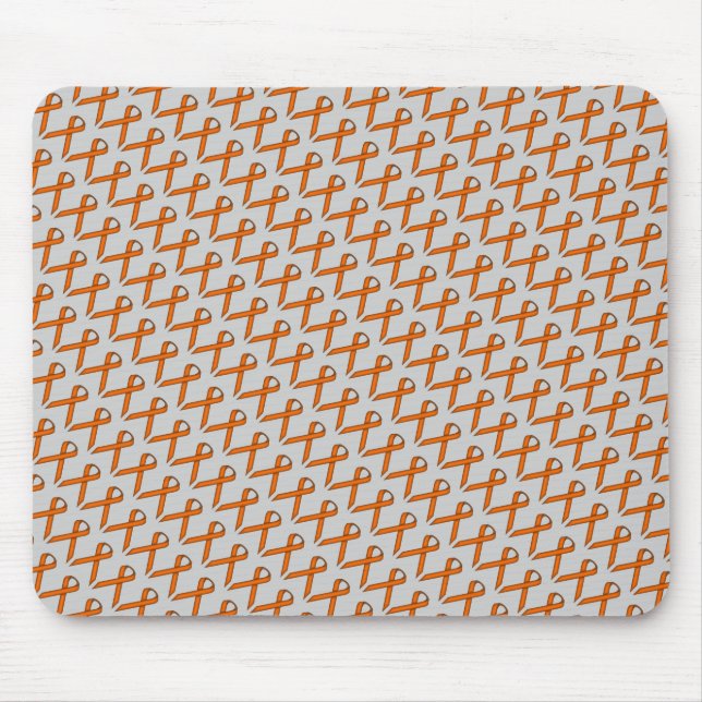 Mousepad Orange Standard Ribbon por Kenneth Yoncich (Frente)