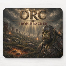Mousepad Orc Ferro Bracken Realismo Sombrio