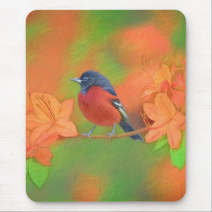 Mousepad Orchard Oriole Songbird Pintura Original