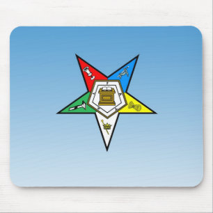 Mousepad Ordem de OES do azul oriental da estrela