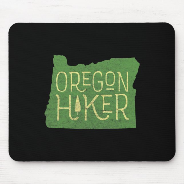 Mousepad Oregon Hiker ao ar livre - Clientes retrorreflecto (Frente)