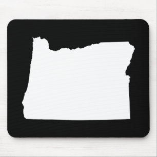 Mousepad Oregon no branco e no preto