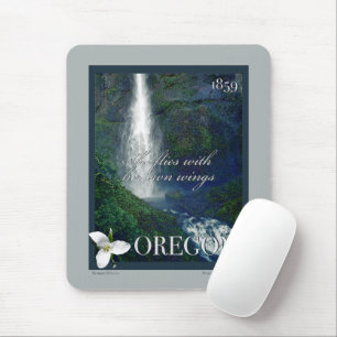 Mousepad Oregon Waterfall Poster